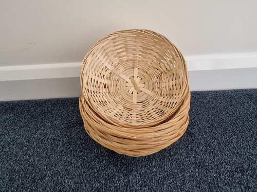 Round 20cm wicker bamboo - 8, wicker/bamboo
