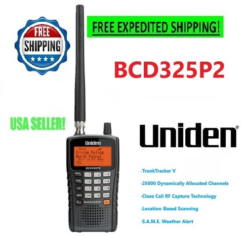 Uniden police scanner bcd325p2 - police,