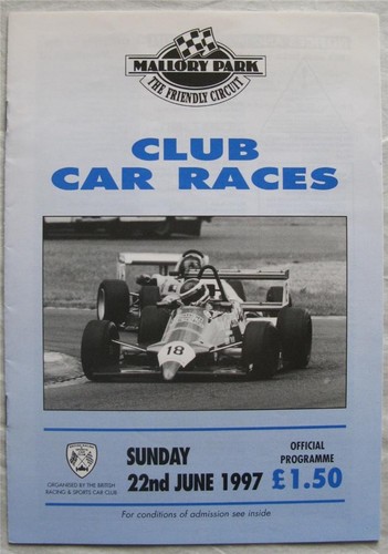 Mallory park jun 1997 - 22,