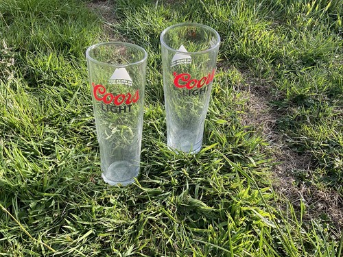 Coors light pint glasses set - coors,