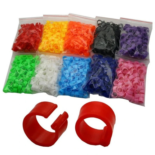 100pcs 8mm bird leg rings - 8mm,