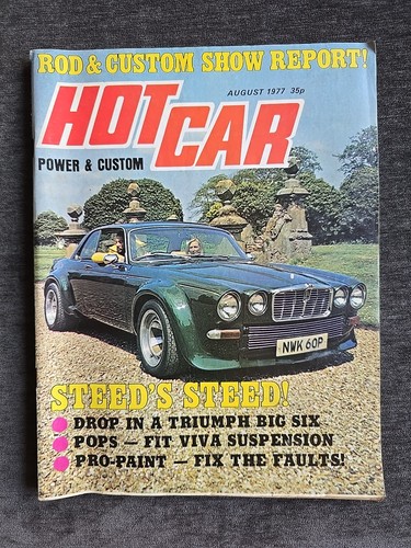 Hot car magazine august - hot, 1977