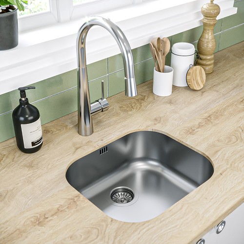 Single bowl undermount chrome - single,