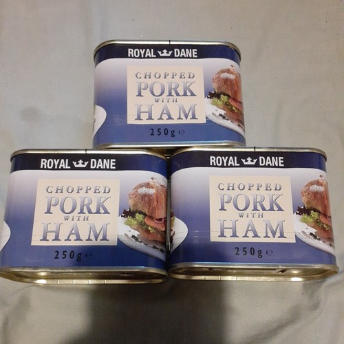 Tins royal dane pork - royal, &