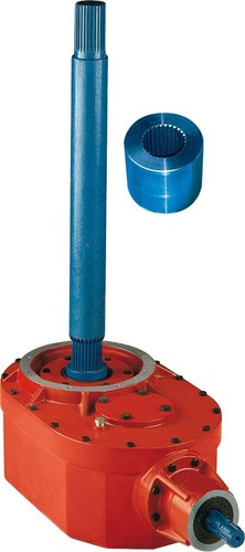 Gearbox for pan mixer - for,