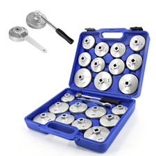 23pcs Cup Type Oil Filter Wrench Tool Set Removal Socket Kit Service Oil Change