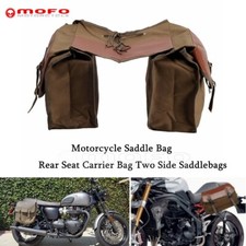 Canvas Panniers Saddle Bags