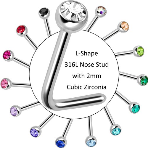 Shape nose stud - shape, press