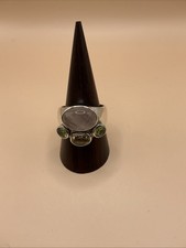 Sterling Silver Hallmarked 925 Multi Stone Cocktail Ring