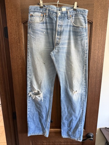 Levis 501xx distressed vintage - distressed,
