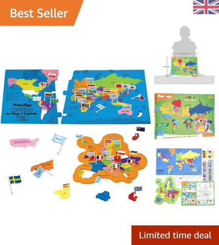 Mapology world map jigsaw - mapology,