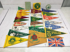 Vintage Boy Scout Flags Badges Job Lot of 1950s 60s Childhood Memorabilia RARE!