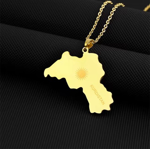 Kurdistan flag necklace - ,
