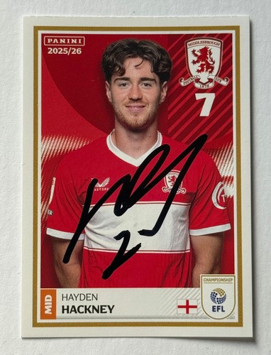Hayden hackney hand signed - hackney,