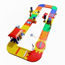 Kiddicraft Happy Highway Playset Car and Track Playset Toddlers Cars Vintage Toy