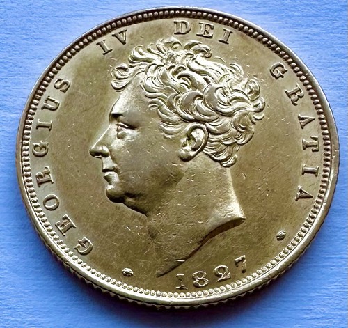 1827 full sovereign - sovereign,
