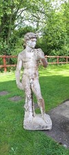 Large Vintage Garden Statue - Reconstituted Stone, Outdoor, Classical Figure