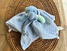 B&M Nelli Blue Elephant Comfort Blanket Baby Comforter Snuggle Toy