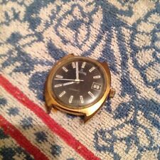 GENTS EDOX DELFIN!gold Plated,Automatic GWO  Date Black Face