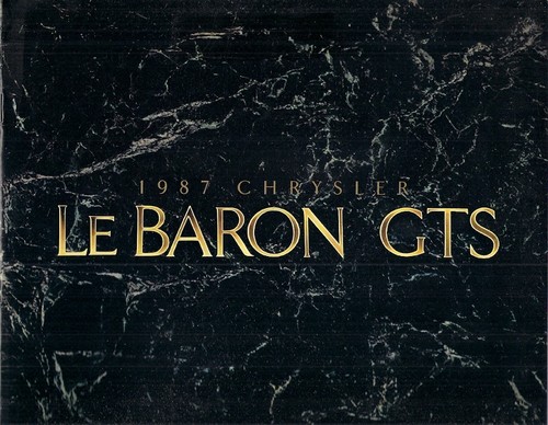 Chrysler baron gts 1987 usa - le,