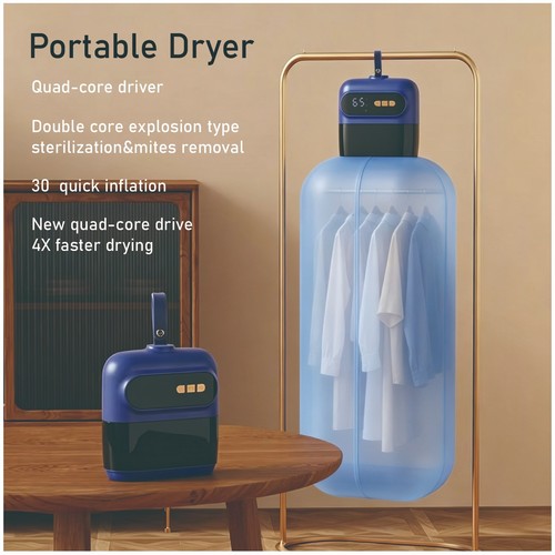 Portable tumble dryer with - tumble,