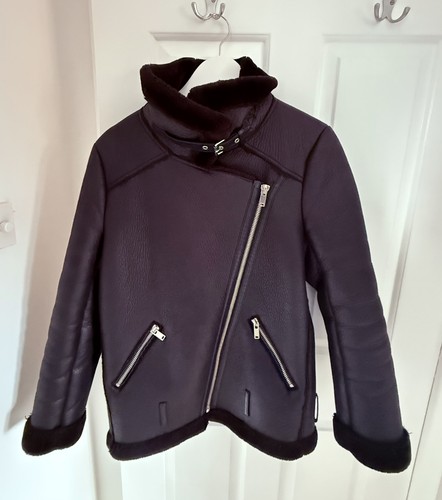 Zara black faux leather - zara,