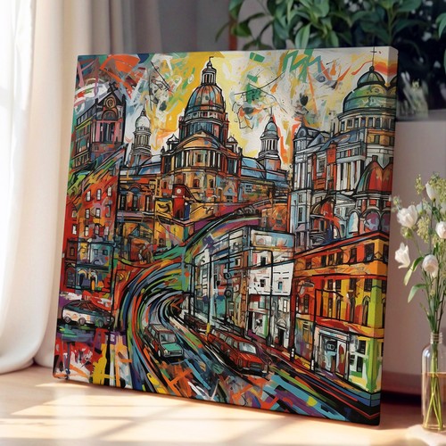 City belfast expressionism - city,