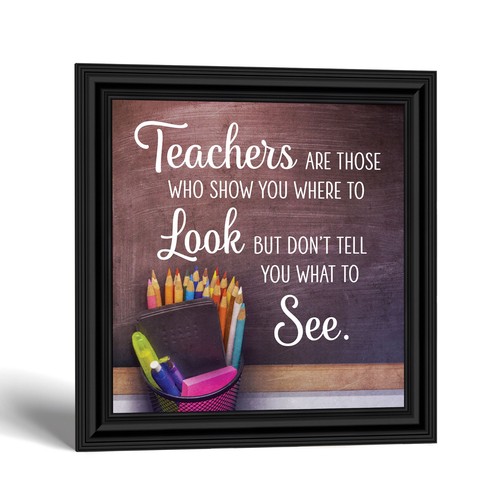Teachers look and see - teachers,