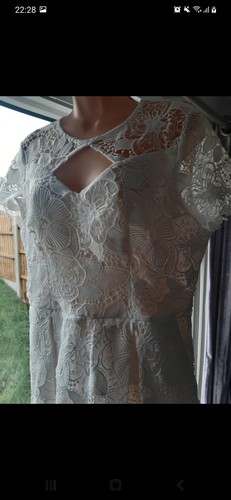 White lace floral - lace,