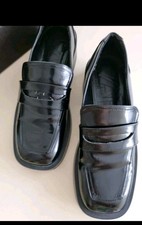 ZARA BLACK BROGUE  SHOES  SIZE