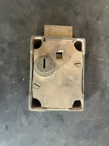 Very old safe - deposit, lock