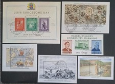 Iceland 1938+, 6x various Mini Sheets Used 