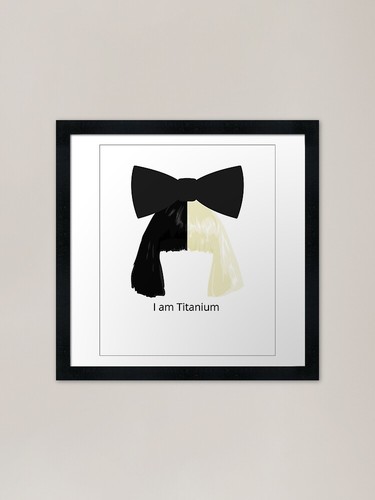 Titanium framed art print - am,