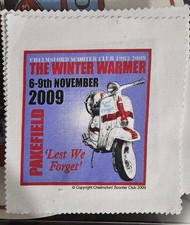 The Winter Warmer At Pakefield Scooter Rally Patch 2009 Not Paddy Smith Vespa