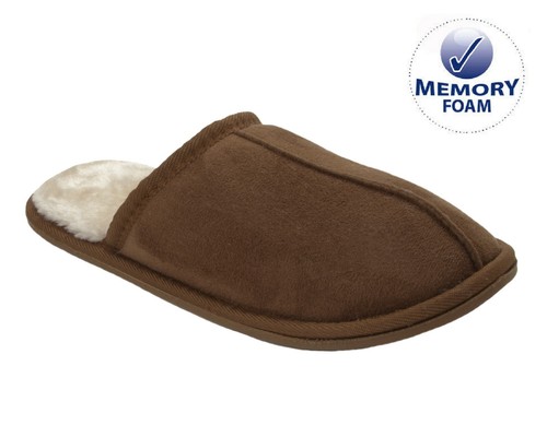 Mens tan slippers cosy - tan,