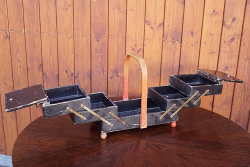 60s sewing box - 60s,