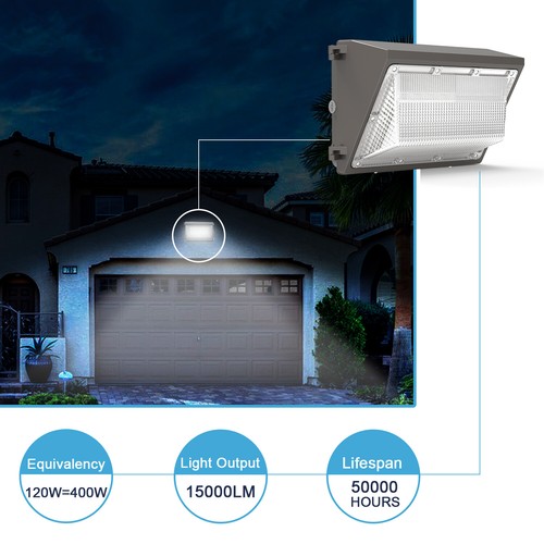 Led wall pack - wall, 120w