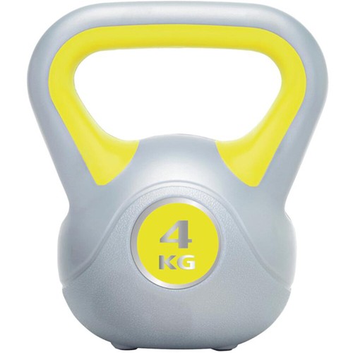 4kg vinyl gripped kettlebell - 4kg,