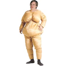Adult Fat Suit Fancy Dress