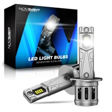 NOVSIGHT 2x H1 LED Headlight Bulbs Hi/Low Beam Fog Light 90W 20000LM 6500K White