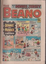 THE BEANO Comic. ISSUE 2057 19TH DECEMBER  1981 CHRISTMAS MONTH SEE ACTUAL PHOTO