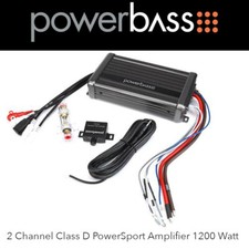 Powerbass XL-2305MX - 2 Channel Class D PowerSport Amplifier 1200 Watts BNIB
