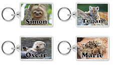 Personalised Animal Keyring /