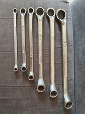 6 x AF Series No 13 - Gedore Vintage Chrome Vanadium Ring Spanners