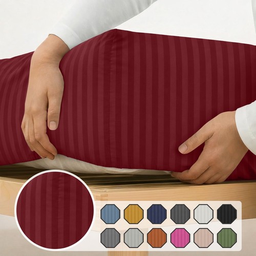 Satin stripe fitted - stripe,