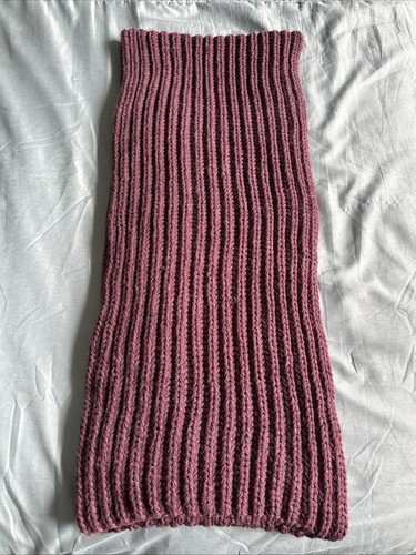 Purple snood scarf - unisex, one