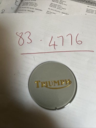 Triumph fuel tank - tank, badge-