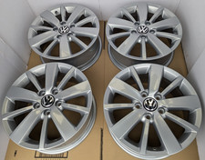4X GENUINE VW GOLF MK 5 6 7 8 TOURAN CADDY MAXI LIFE 16" ALLOY WHEELS
