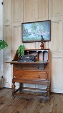 VINTAGE OAK BUREAU WRITING