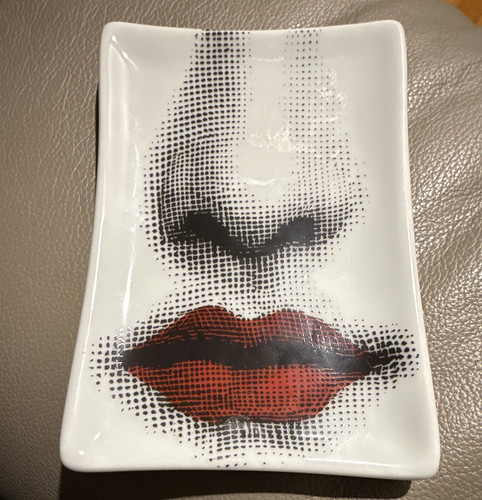 Rare fornasetti glossy ceramic - fornasetti,